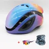 Bisiklet kaskları aero tt bisiklet kask yol bisiklet bisiklet bisiklet spor güvenlik kask sürme erkekler yarış inmold timeetrial kask hediye 230826