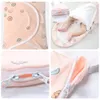 Sacs de couchage 0 6 mois bébé sac né tête façonnage cou protecteur conception Wrap couverture Anti sursaut 1Tog Swaddle 230826