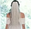 Pearls Cathedral Bridal Veils Luxury Long Beaded Custom Made White Ivory High Quality Wedding Veils 3 m med kam