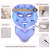 Ansiktsmassager LED -mask med nackhudvård 7 färger ansiktsmask behandling skönhet anti akne terapi blekning koreansk led spa mask maskin 230826