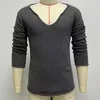 Men's Sweaters Bottoming Sweater Knitted Men Fall V-neck Anti-pilling Garment