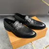 Men Luxury Dress Shoes Designer top Leather Business Loafers Men Casual High QualIty Shoes for Men Flat Shoes Size 38-45 With Box