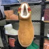 Ultra Mini Braid Platform Boots Designer Womens Australia Snow Boot Platform Slippers Tazz Mustard Seed Leather Real Classic Fur Fur Shoes