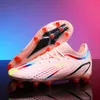 WH2036 Nya Ultralight Mens Soccer Shoes Nonslip Turf Cleats Kids TF/FG Training Football Boots Chuteira Campo 2023 230814