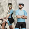 Racing Sets Women's Cycling Jumpsuit Summer Triathlon Bike Clothing Skinsuit Bicyle Jersey Long Short Sleeve Pro Team Uniform Mtb Suit