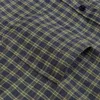 メンズドレスシャツファッションチェッカー長袖ブラシフランネルシャツシングルチェストポケット快適な100コットンカジュアル格子縞のストライプ230826