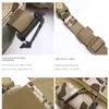 Chalecos para hombres Láser Molle Chaleco de caza táctico al aire libre Bolsa militar CS Wargame Bolsa de pecho Hombres Nylon EDC Camping al aire libre Mochila de senderismo diaria 230827