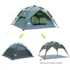 Namioty i schroniska pustynne Automatyczne namiot 3 4 osobniki kemping łatwa instant instant Protelable plecaking do schronienia słonecznego podróżowanie 230826