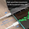 USB C till USB C -kabel för Samsung S20 Xiaomi PD 60W Fast Charging Cable MacBook Pro iPad Pro för iPhone Charger Type C