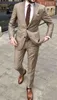 Męskie garnitury Blazers Jeltoin Przystojny 2 -częściowy garnitur dla mężczyzn Wedding Tuxedos Notched Lapel Groomsmen Men Suits Business Party Blazer 230826