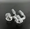 DHL 4mm tjock kvarts banger domeless kvarts nagelklubb rökare 10mm 14mm 18mm manlig kvinna 45 90 grader OD 22mm för glasbongs ll