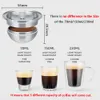 Coffee Filters Stianless Steel Reusable Capsule For Nespresso Vertuoline Vertuo Maker Machine Espresso Filter Pod Don't Fit Next 230826