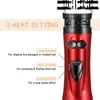 Curling Irons 2 Replaceable Head 360 Rotating AirFlow Air Brush Hair Straightener Curler Iron Volumizer Blowers Electric Dryer Comb 230826