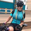 Racing Sets Women's Cycling Jumpsuit Summer Triathlon Bike Clothing Skinsuit Bicyle Jersey Long Short Sleeve Pro Team Uniform Mtb Suit