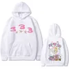 Moletons masculinos Moletons Bladee 333 Hip Hop Tendência Skate Drain Gang Hoodie Homens Mulheres Moda Artística Sentido Unissex Kawaii Fuuny Casual 230826