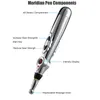 Helkroppsmassager 35 Heads Electronic Acupuncture Pen Smart Pulse Meridian Energy Massage Pen Pain Relief Therapy Back Neck Face Beauty Roller 230826