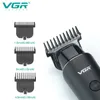 Elektryczne gówniane VGR Hair Trimmer Professional Trimmers Bezpośrednie naładowanie Clipper wyświetlacz LED V 937 230826