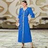 Ubranie etniczne Bliski wschód muzułmański bankiet Diamentowy sukienka moda szaty Abaya dla kobiet sukienki wieczorowe Caftan Marocain Vestidos