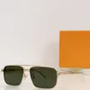 Nouveau design de mode de mode de soleil carré Z1976U Cadre métallique simple et populaire STOLES VOLYSATILES UV400 Lunets de protection UV400