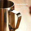 Mugs Stainless Steel Milk Frothing Pitcher Espresso Steaming Coffee Barista Latte Frother Cup Cappuccino Jug Cream Froth 230826