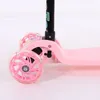 Other Toys Children s Kick Scooter Folding Skateboard 3 Glowing Wheels Height Adjustable Outdoor Exercise For Child Aged 2 8 Years XPY 230826