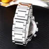 Nouvelle montre de mode hommes mouvement à quartz automatique étanche haute qualité montre-bracelet heure affichage de la main bracelet en métal simple luxe montre populaire AA89