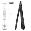 Bow Ties Universe Lagrangian unisex krawat zwykły poliester 8 cm mechanika nauka fizyczna maniak nerd szyję krawat męskie akcesoria