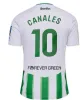 23 24 Real Betis Soccer Jerseys Camarasa Juanmi Victor Ruiz MANGA CORTA FUTBOL SHIRT 2023 B.IGLESIAS Målvakt Joaquin William Canales Men Kids Football Uniform