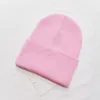 outono inverno homem gorro preto cinzaCool moda chapéus mulher tricô ha t unissex quente h no clássico boné marca chapéu de malha 7 cores balck vermelho branco cinza