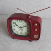 Horloges de table TV européenne horloge vintage en fer forgé salon bar café bureau décoration de la maison rétro américain