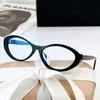 Frames Fashion New Women Small Oval Cateye Glasses Frame 5717140 Italy Doublecolor Plank Fullrim for Prescription Sunglasses Goggles f