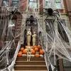 Other Festive Party Supplies Halloween Decoration Spider Cotton Thread Web Props Haunted House Artificial Home Decora Accessories 230826