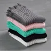 Women Socks Fashion Trend Japanese and Korean Style Girl Mid Tube Street Holes Personlig män Universal Solid Color