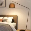 Stehlampen TEMAR Nordic Black Fishing Lampe Moderne Familie Wohnzimmer neben dem Sofa Kreative LED dekorative Stehleuchte