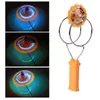 Toupie créative lumière LED lumineuse Fidget Spinner roue gyroscopique magnétique change de main Golw dans les jouets de soulagement du stress sombre pour enfant 230826