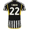 Juventus Soccer Jerseys 2023 2024 Home Away Milik Di Maria Vlahovic Kean Pogba Chiesa McKennie Locatelli Top Jerseys 23 24 Fagioli Danilo Men Player Version Uniforms