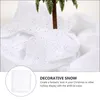 Décorations de Noël Snow Cotton Party Supplies Fake Home Decorative Household Holiday Holiday Artificial Fluffy Tappette