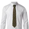 Bow Ties Golden Glitter Dog Print Tie For Men Women Necktie Clothing Accessories