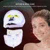 Gezichtsmassager Gezicht Nek Siliconen Masker 7 Kleuren Pon Schoonheidsmasker Huidverjonging Antirimpel Ance Behandeling Huidverzorging LED-masker 230826