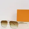 Новая модель. Квадратные солнцезащитные очки Z1976U Металлическая рама Простая и популярная стиль Универсальные защитные очки UV400 UV400
