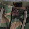 Shorts pour hommes Camouflage décontracté cordon de serrage taille lâche fil épissure ceinture lavée pour homme