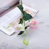 Decorative Flowers Single Branch Simulation Eustoma Flower Artificial Silk Wedding Decor Arrangement Accessaries Fake Bouquet