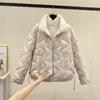 Frauen Graben Mäntel Winter Jacke Dicke Daunen Baumwolle Gefütterte Mantel Weibliche Mode Wasserdichte Schnee Parka Frau Windjacke Jacken