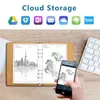 Anteckningar A5 Erasable Notebook Paper Leather Reusable Smart återanvändbar anteckningsbok Cloud Storage Flash Storage Pu Leather Cover 230826