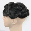Super Natuurlijke Haarlijn Menselijk Haar Heren Toupet Gratis Stijl 10x8 inch Dunne Huid Haarstukken Vervanging Systemen Mannen Haar