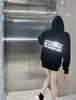 Мужские толстовок толстовок MM6 Margiela Unisex Letters Отражающие свободные толстовки с пулором Мужчины и женщины Пара одинакового негабаритного 230826