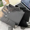 Männer Jacken Outdoor Demontage Ärmel Jacke Einfarbig High Street Lose Baseball Uniform Stand Coller Zipper Taschen