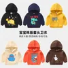 Sweats à capuche Sweatshirts Enfants Pull Coréen Kid Vêtements Printemps Et Automne Bébé Dessin Animé Top Garçon Pull Bottoming Vêtements À Capuchon 230826