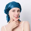 Beanie/Skull Caps 100% Natural Mulberry Silk Night Silk Cap Sleeping Cap Pure Silk Hair Wrap Sleeping Beanie For Women Girl 19 Momme 230826