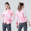 Yoga -Kleidung Designer Frauen Top -Qualität luxuriöser modischer Hemd Kleidung Damen Sportmantel Reißverschluss Strickjacke Langarm Slim Running Jacket Fitness Jacke